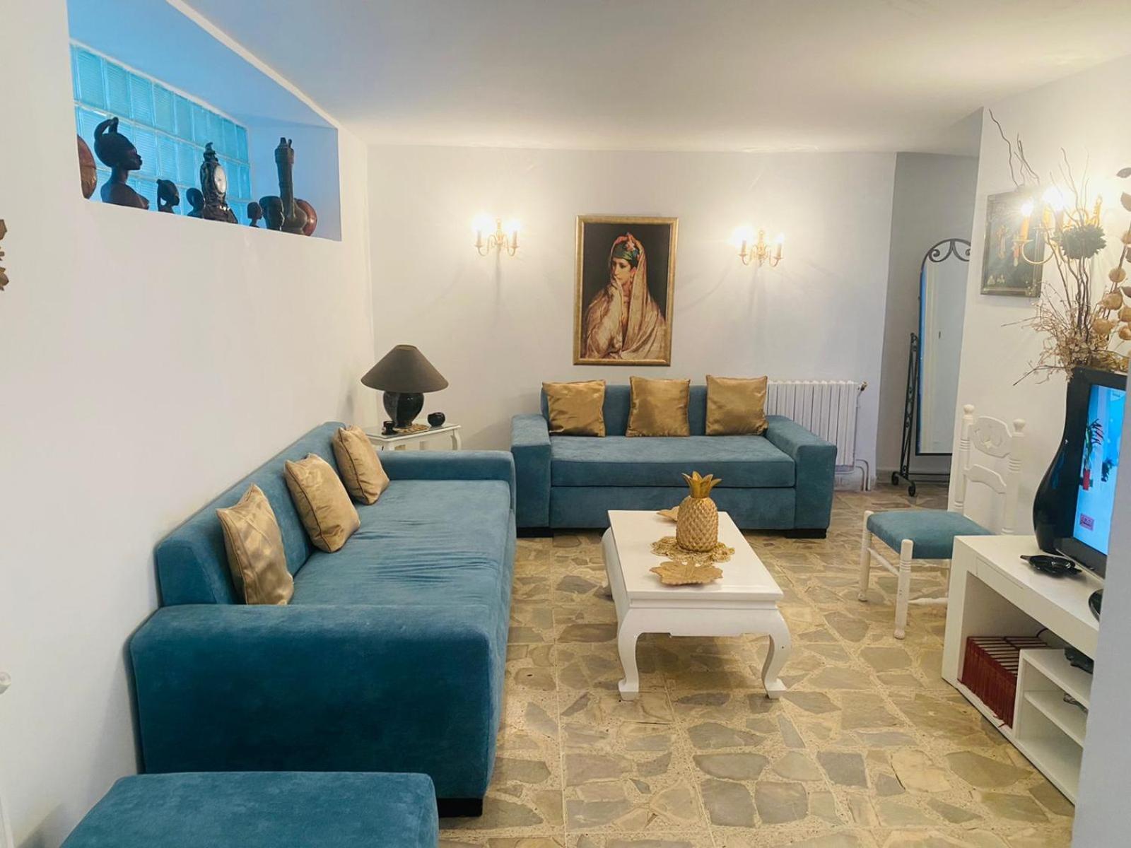 La Maison Bleue Apartment Dar Salah Bey ภายนอก รูปภาพ